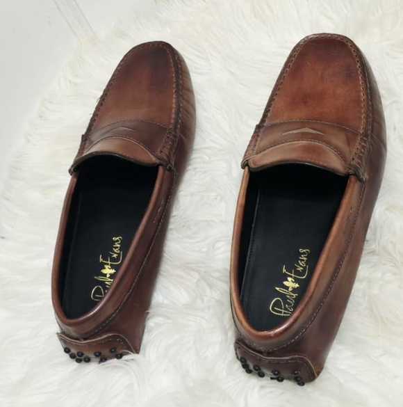 Paul Evans McQueen Driving Loafer Marrone Men's Size 9.5 NWOT✌️ - Picture 2 of 9